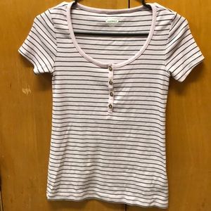 NWOT short sleeve striped shirt from Old Navy.